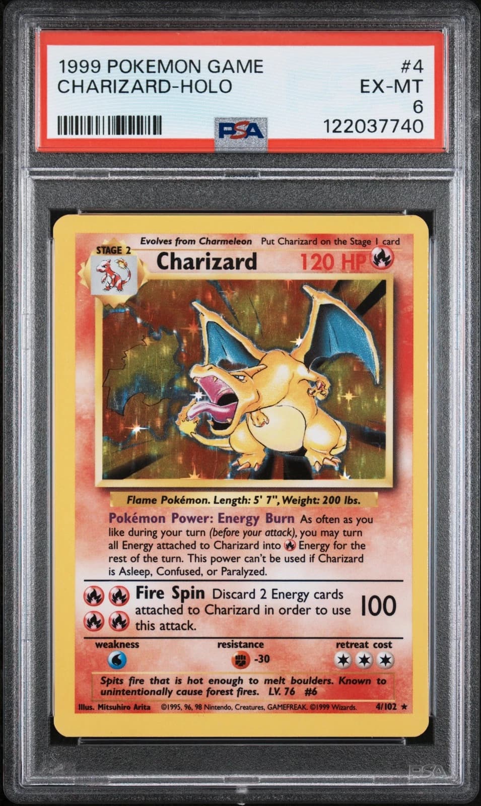 Charizard Base Set psa 10
